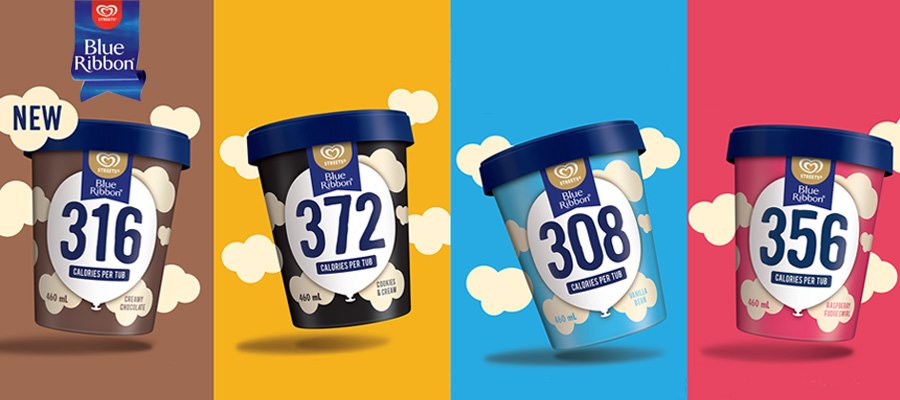 Blue Ribbon 308 - 372 ice cream